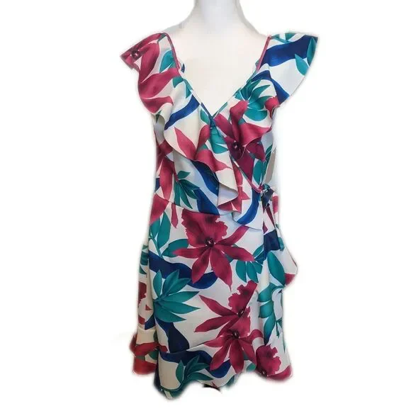 NWT Alexia Admor for Boston Proper wrap dress. Size 10. - Picture 2 of 7